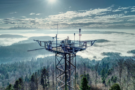 The CH-LAE research site in 2019. Photo: "Above the clouds" by Markus Staudinger / ETH Zurich. Released under BY-NC-SA. - <i>SITE-CH-LAE, YEAR-2019, MONTH-12</i>